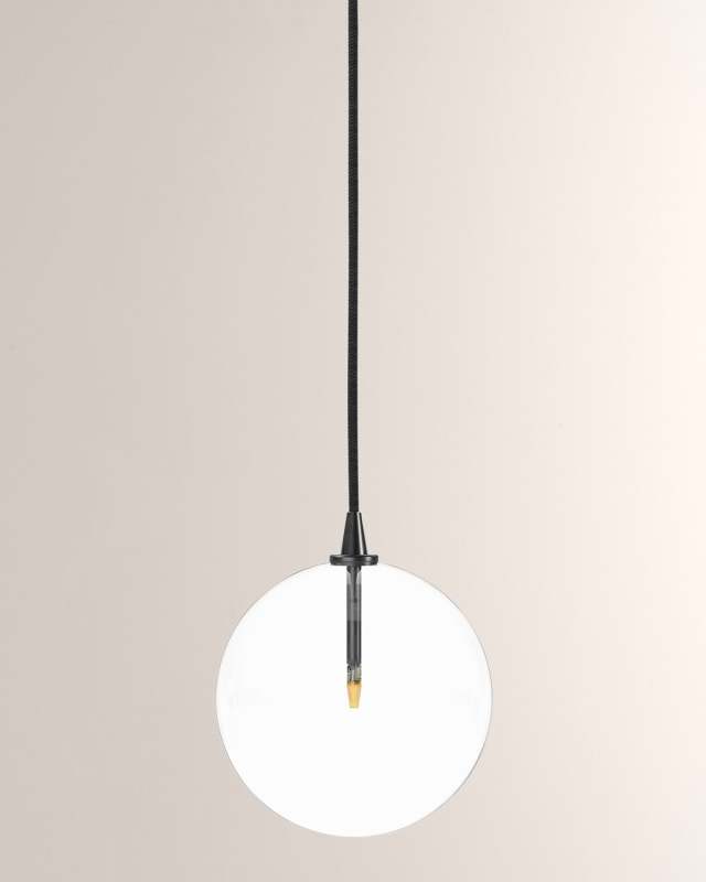 Schwung Collection Glass Globe Small Pendant Light